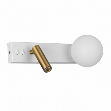 Бра Citilux Декарт CL704450 в современном стиле, цвет белый, мощность 10 Вт