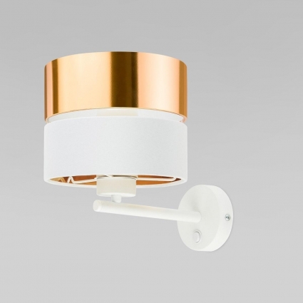 Бра TK Lighting 4770 Hilton Gold в стиле арт-деко, цвет белый, мощность 15 Вт