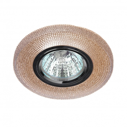 Встраиваемый светильник ЭРА LED с подсветкой DK LD1 BR Б0018778, в стиле модерн, цвет коричневый