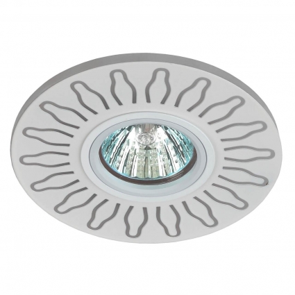 Встраиваемый светильник ЭРА LED с подсветкой DK LD31 WH Б0036500, в стиле модерн, цвет белый