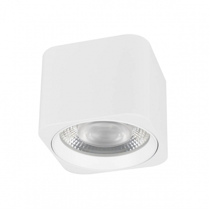 Потолочный светодиодный светильник Arlight SP-Dice-S78x78-10W Warm3000 046633 в современном стиле, цвет белый