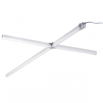 Lightstar VTC450044124 Крест VARIETA 3х7W + 1х17W 450044 (3) + 450124 (1) + 450001 (1) + 450004 (1) + 450000 ( в стиле Хай-тек