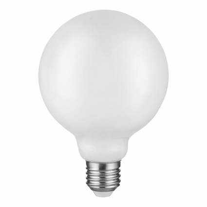 Лампа светодиодная филаментная ЭРА E27 15W 2700K опал F-LED G125-15w-827-E27 opal Б0047038 цвет белый