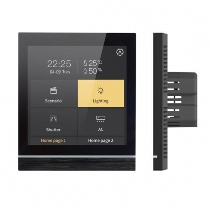 Панель управления Arlight KNX-113-40-Multi-V4-IN 032386 в стиле Хай-тек, цвет черный