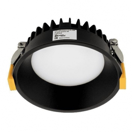 Встраиваемый светодиодный светильник DesignLed WL-BQ BQ009109-BL-NW 005650 в современном стиле, цвет черный
