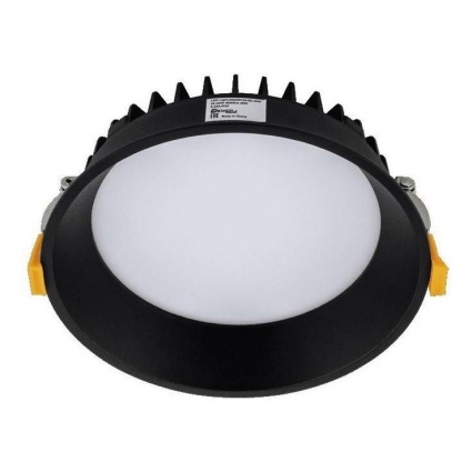 Встраиваемый светодиодный светильник DesignLed WL-BQ BQ009120-BL-NW 005648 в современном стиле, цвет черный