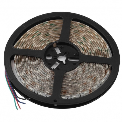 Светодиодная влагозащищенная лента ЭРА 14,4W/m 60LED/m 5050SMD RGB 5M KU-5050AD-60D-RGB Б0044123, в современном стиле, мощность 72 Вт