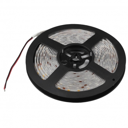 Светодиодная влагозащищенная лента ЭРА 14,4W/m 60LED/m 5050SMD теплый белый 5M LS5050-14,4-60-24-65-2700К-5m Б0043116, в современном стиле, мощность 72 Вт