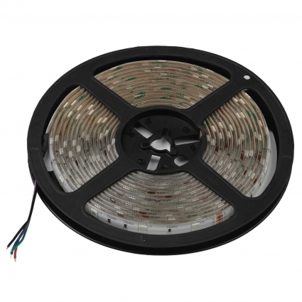 Светодиодная влагозащищенная лента ЭРА 7,2W/m 30LED/m 5050SMD RGB 5M KU-5050AD-30D-RGB Б0044121, в современном стиле, мощность 36 Вт