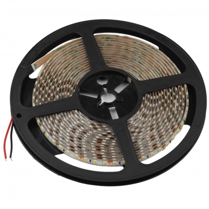 Светодиодная влагозащищенная лента ЭРА 9,6W/m 120LED/m 2835SMD холодный белый 5M KU-2835AD-120D-W Б0044115, в современном стиле, мощность 48 Вт