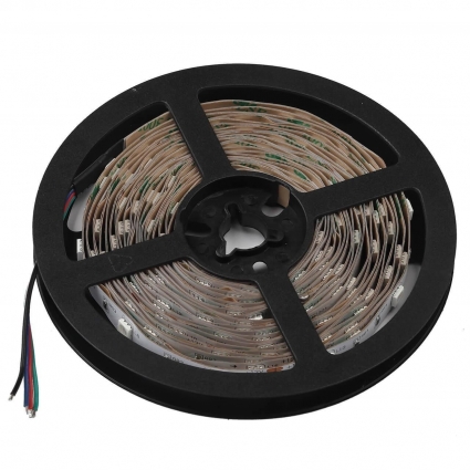 Светодиодная лента ЭРА 7,2W/m 30LED/m 5050SMD RGB 5M KU-5050AD-30D-RGB Б0044120, в современном стиле, мощность 36 Вт