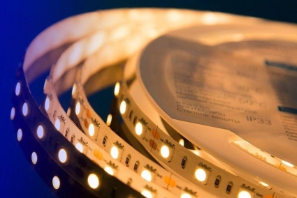 Светодиодная влагозащищенная лента DesignLed 14,4W/m 60LED/m 5050SMD теплый белый 5M 000516, цвет белый, мощность 72 Вт