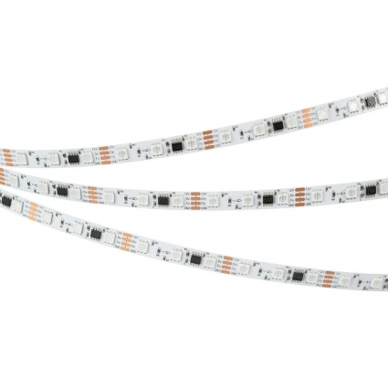 Светодиодная лента Arlight 12W/m 60LED/m 5060SMD разноцветный 5М SPI-B60-10mm 12V 039179 цвет белый