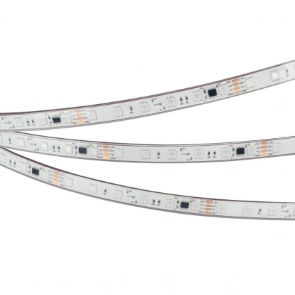 Светодиодная лента Arlight 12W/m 60LED/m 5060SMD разноцветный 5М SPI-PFS-B60-12mm 24V 039602 цвет белый