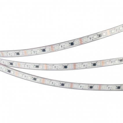 Светодиодная лента Arlight 12W/m 60LED/m 5060SMD разноцветный 5М SPI-PS-B60-12mm 12V 039599 цвет белый