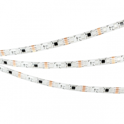 Светодиодная лента Arlight 12W/m 60LED/m 5060SMD разноцветный 5М SPI-SE-B60-10mm 12V 039597 цвет белый