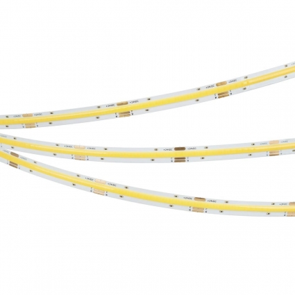 Светодиодная лента Arlight 15W/m 512LED/m CSPSMD от теплого дневного до холодного 5М COB-X512-10mm 24V 037130 в современном стиле, цвет желтый