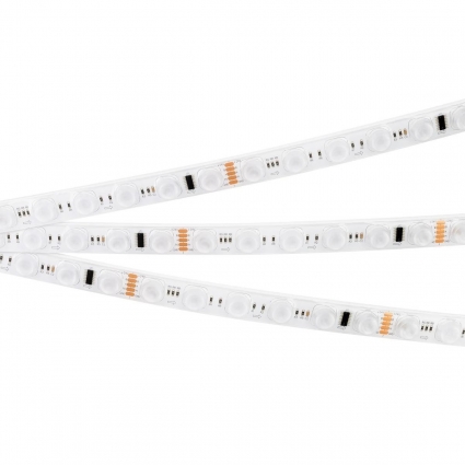 Светодиодная лента герметичная Arlight 20W/m 36LED/m 3030SMD разноцветный 5М DMX-FLT-PS-S36-23mm 24V 038297 в современном стиле, цвет белый