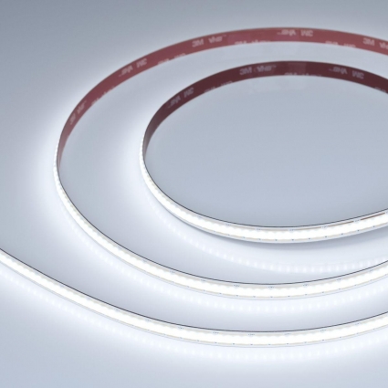 Светодиодная лента Arlight 10W/m 480Led/m CSP холодный белый 5M COB-X480-10mm 24V White6000 044194 мощность 50 Вт