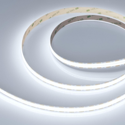 Светодиодная лента Arlight 22W/m 1088Led/m CSP холодный белый 5M COB-X1088-12mm 24V White6000 046929 мощность 110 Вт