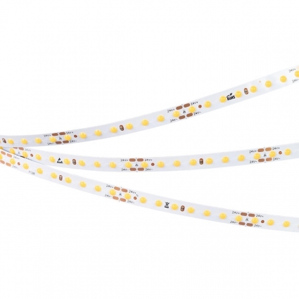 Светодиодная лента Arlight 11W/m 128Led/m DOT теплый белый 5M DOT-X128-8mm 24V Warm3000 040235 цвет белый, мощность 55 Вт
