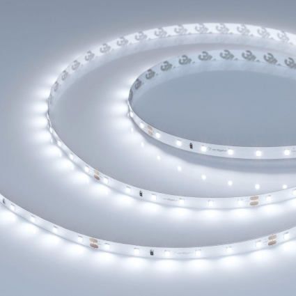 Светодиодная лента Arlight 7,2W/m 60Led/m 2835SMD холодный белый 5M UL-A60-8mm 24V White6000 044052, цвет белый, мощность 36 Вт
