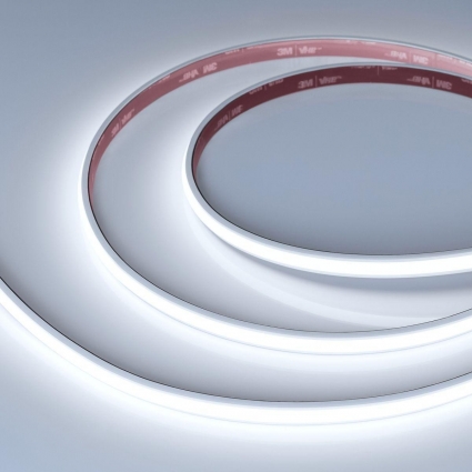Светодиодная влагозащищенная лента Arlight 10W/m 480Led/m CSP холодный белый 5M герметичная COB-PW-X480-10mm 24V White6000 045862 цвет белый, мощность 50 Вт
