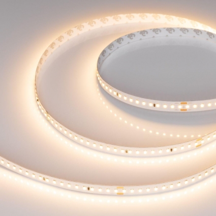 Светодиодная лента Arlight 8W/m 144Led/m 2835SMD теплый белый 50M IC-A144-12mm 48V Warm2700 026984(2) цвет белый, мощность 400 Вт