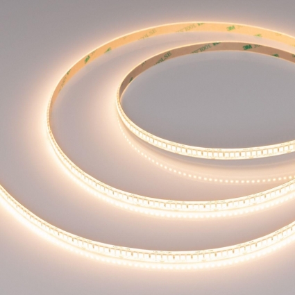 Светодиодная влагозащищенная лента Arlight 10W/m 80Led/m 2835SMD теплый белый 5M RTW-SE-A280-8mm 24V Warm2700 045560 цвет белый, мощность 50 Вт