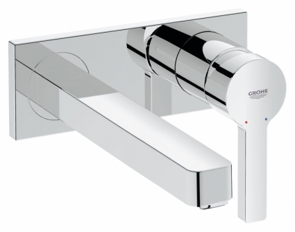 Смеситель Grohe Lineare для раковины однорычажный, хром, длина излива 21.5 см