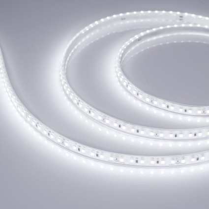 Светодиодная влагозащищенная лента Arlight 8W/m 120Led/m 2835SMD холодный белый 5M RTW-PU-A120-10.5mm 24V White6000 029391(3) цвет белый, мощность 40 Вт