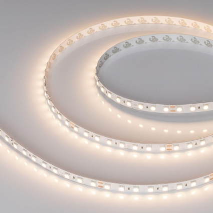 Светодиодная лента Arlight 11W/m 80Led/m 5060SMD теплый белый 5M UL-B80-10mm 24V Warm3000 041376 цвет белый, мощность 55 Вт