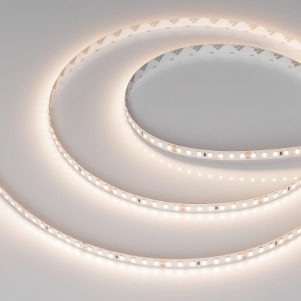 Светодиодная лента Arlight 5W/m 140Led/m 2835SMD теплый белый 5M UL-A140-8mm 24V Warm3500 046980 цвет белый, мощность 25 Вт