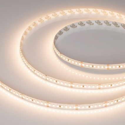 Светодиодная лента Arlight 17W/m 168Led/m 2835SMD теплый белый 5M UL-A168-10mm 24V Warm3000 042326 цвет белый, мощность 85 Вт