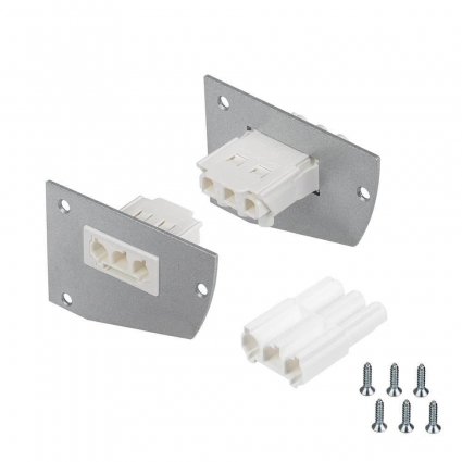 Заглушка Arlight Shelf-Multi с разъемом 017299, цвет серый