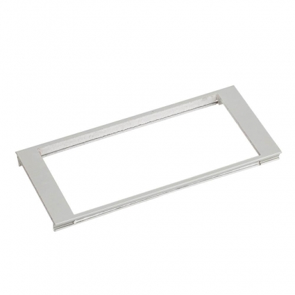 Рамка в профиль Arlight Shelf-Multi двойная 017302 цвет серый