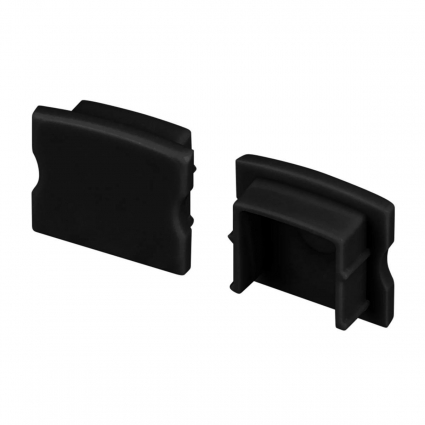 Заглушка Arlight 2 шт. LINE-1715 глухая BLACK 044276 в современном стиле, цвет черный