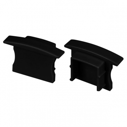 Заглушка Arlight 2 шт. LINE-2315-F глухая BLACK 044279 в современном стиле, цвет черный