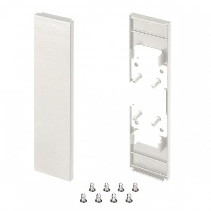 Заглушка Arlight 2 шт. SL-LINE-25100-DUAL WHITE глухая 043125 в современном стиле, цвет белый