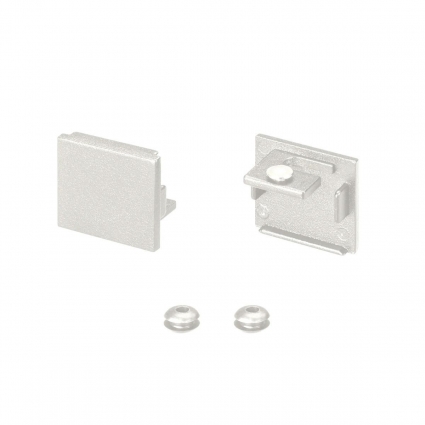 Заглушка Arlight 2 шт. SL-LINE-2522 WHITE глухая 043120 в современном стиле, цвет белый