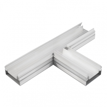 Соединитель T-образный Arlight Stretch-S-50-Ceil-Center-T90 тройной 046876 цвет серебро