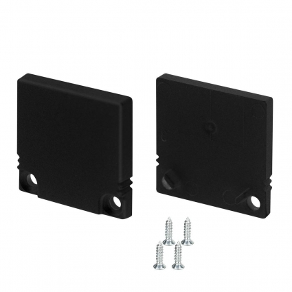 Заглушка Arlight SL-Slim20-H20 Black глухая 047638 цвет черный
