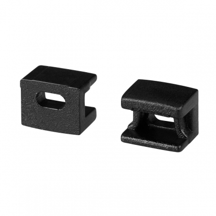 Заглушка Arlight Plintus-Fantom Black с отверстием 043608, цвет черный