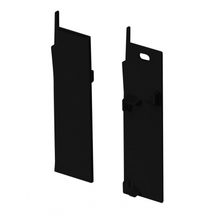 Заглушка Arlight Plintus-H73-F Black 043596 цвет черный