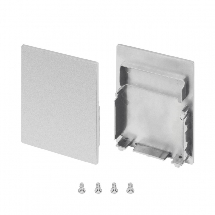 Заглушка Arlight SL-Line-4050-3L-Low глухая 044674 цвет серый