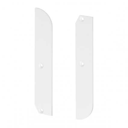 Заглушка Arlight Plintus-H80 White 046159 цвет белый