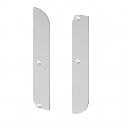 Заглушка Arlight Plintus-H80 046396 цвет серебро