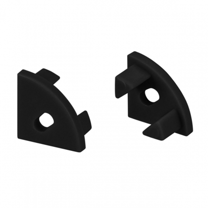 Заглушка Arlight SL-Kant-H11 Black c отверстием 044090 цвет черный