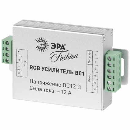 Усилитель сигнала ЭРА RGBpower-12-B01 Б0008060 цвет серый, мощность 144 Вт