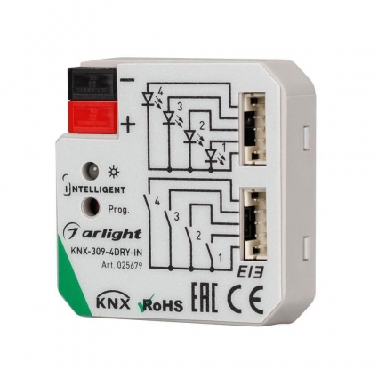 Конвертер Arlight KNX-309-4DRY-IN 025679 цвет серый